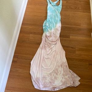 Sky Pastel Tie-Dye Maxi Dress